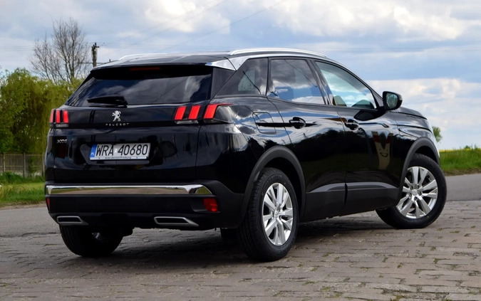 Peugeot 3008 cena 71400 przebieg: 156000, rok produkcji 2019 z Zwierzyniec małe 704